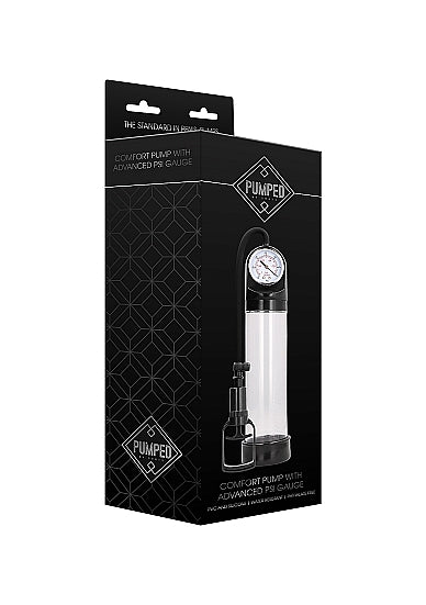 Pumped Comfort Pump Advanced PSI Gauge Clear