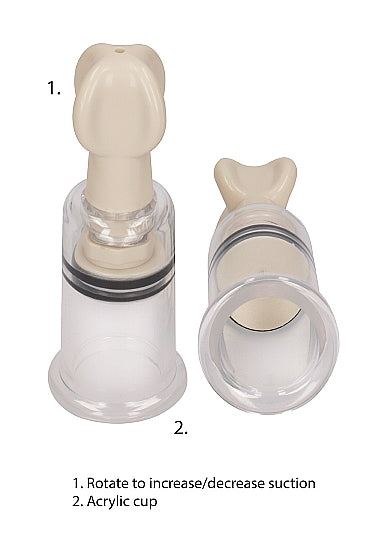 Pumped - Nipple Suction Set Small - Rose