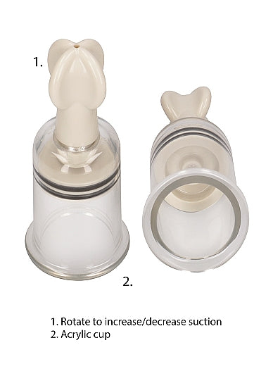 Pumped - Nipple Suction Set Medium - Rose