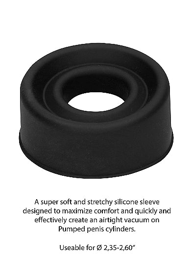 Pumped - Silicone Pump Sleeve Large - Black