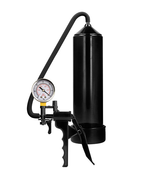 Pumped Elite Beginner Pump With Gauge Black
