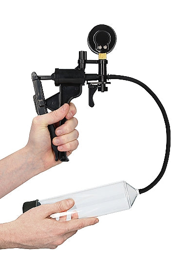 Pumped Elite Beginner Pump With Gauge Clear
