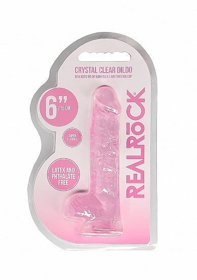Realrock Realistic Dildo With Balls 6 inches