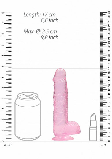 Realrock Realistic Dildo With Balls 6 inches