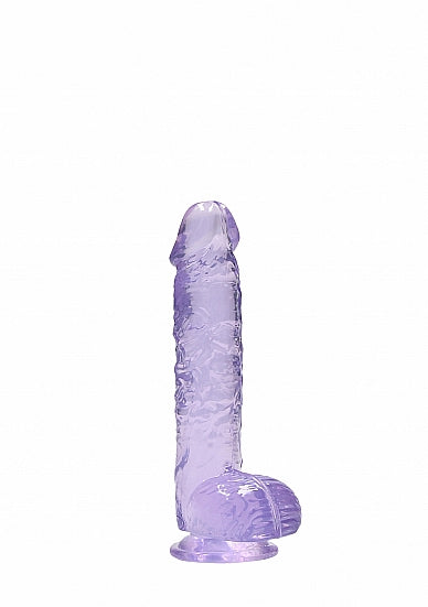 REALRoCK Jelly Dildo With Balls 6 Purp