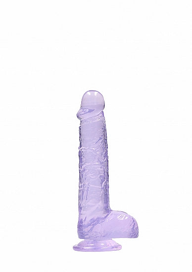 REALRoCK Jelly Dildo With Balls 6 Purp