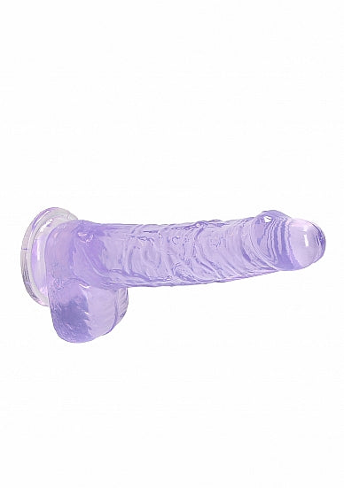 REALRoCK Jelly Dildo With Balls 6 Purp