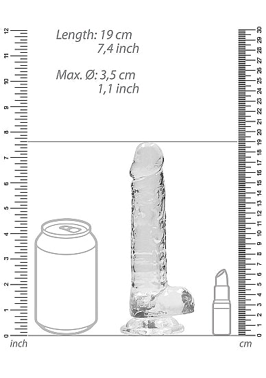 Realrock Realistic Dildo With Balls 7 inches