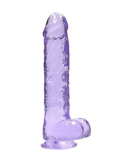 REALRoCK Jelly Dildo With Balls 9 Purpl