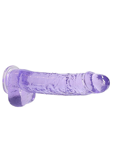 REALRoCK Jelly Dildo With Balls 9 Purpl