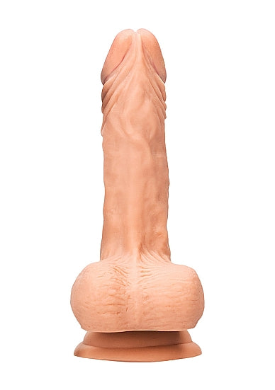 Real Rock Realistic Dildo With Balls - 8" - 20 Cm - Vanilla