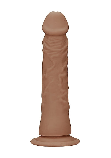 Real Rock Realistic Dildo - 7" - 17 Cm - Mocha