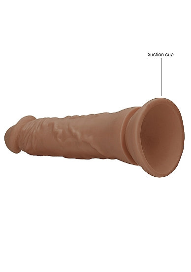 Real Rock Realistic Dildo - 9" - 23 Cm - Mocha