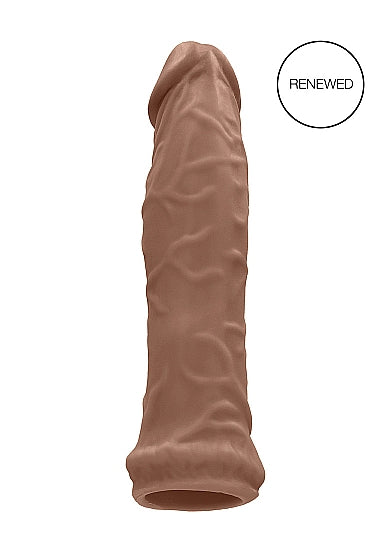 Real Rock Penis Extender - 7" - 17 Cm - Mocha
