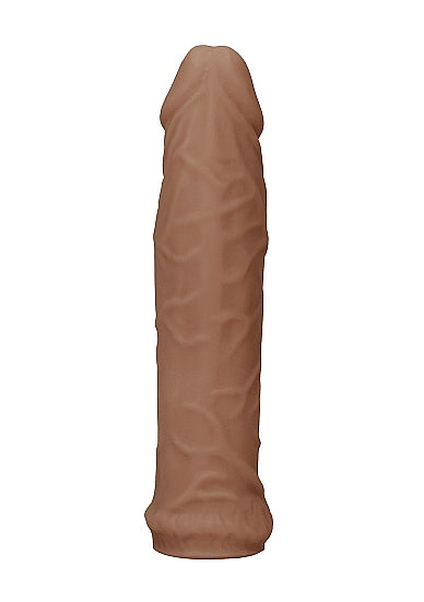 Real Rock Penis Extender - 7" - 17 Cm - Mocha