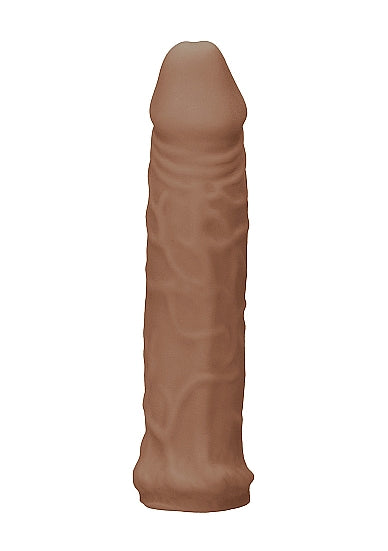 Real Rock Penis Extender - 7" - 17 Cm - Mocha