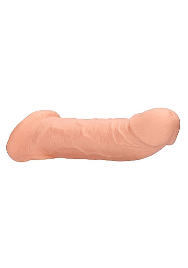 Real Rock Penis Extender With Rings - 9" - 22 Cm - Vanilla