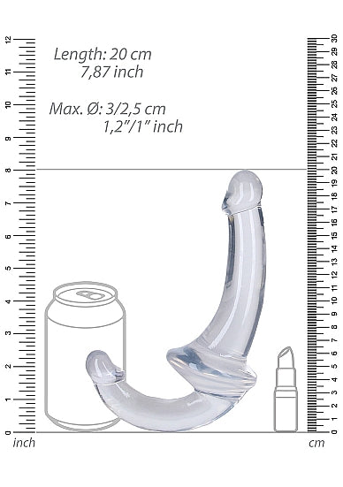 Realrock Strapless Starp On 6in Transparent