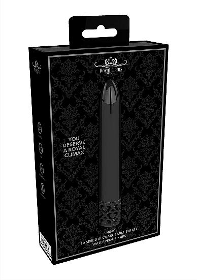 Royal Gems - Shiny Abs Rechargeable Bullet Gunmetal