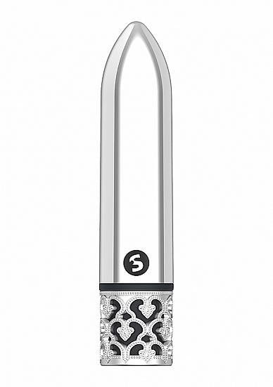 Royal Gems - Glamour - Abs Rechargeable Bullet - Silver