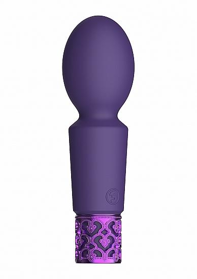 Royal Gems - Brilliant - Silicone Rechargeable Bullet - Purple