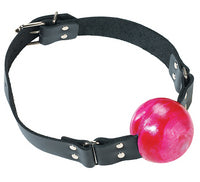 Large Ball Gag With Buckle 2 Inch - Red