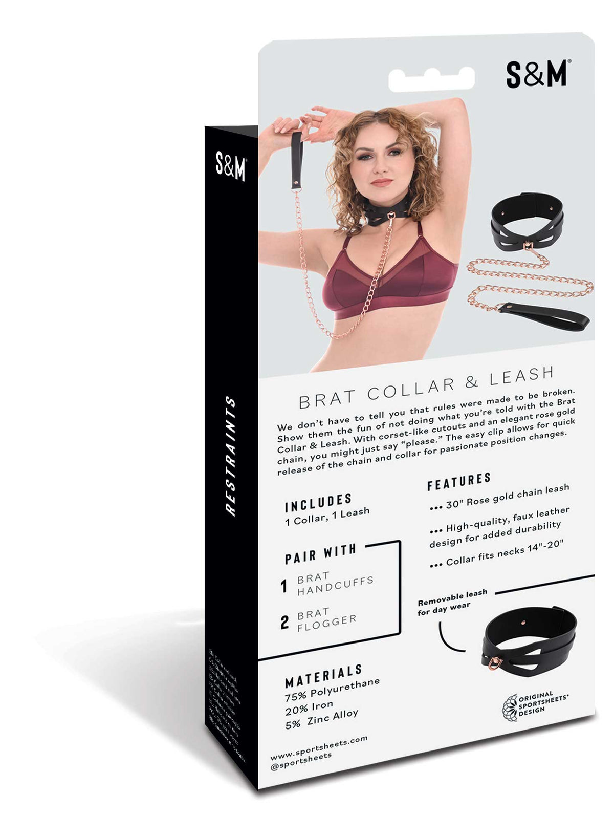 Sandm Brat Collar And Leash