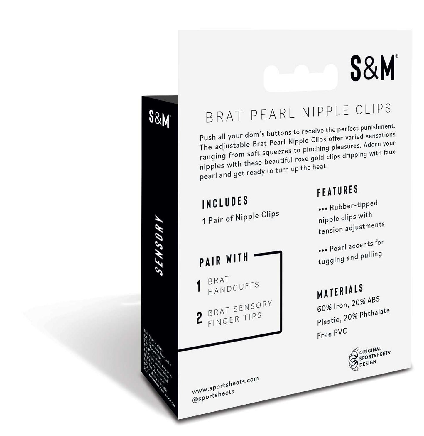 Sandm Brat Pearl Nipple Jewelry Rose Gold