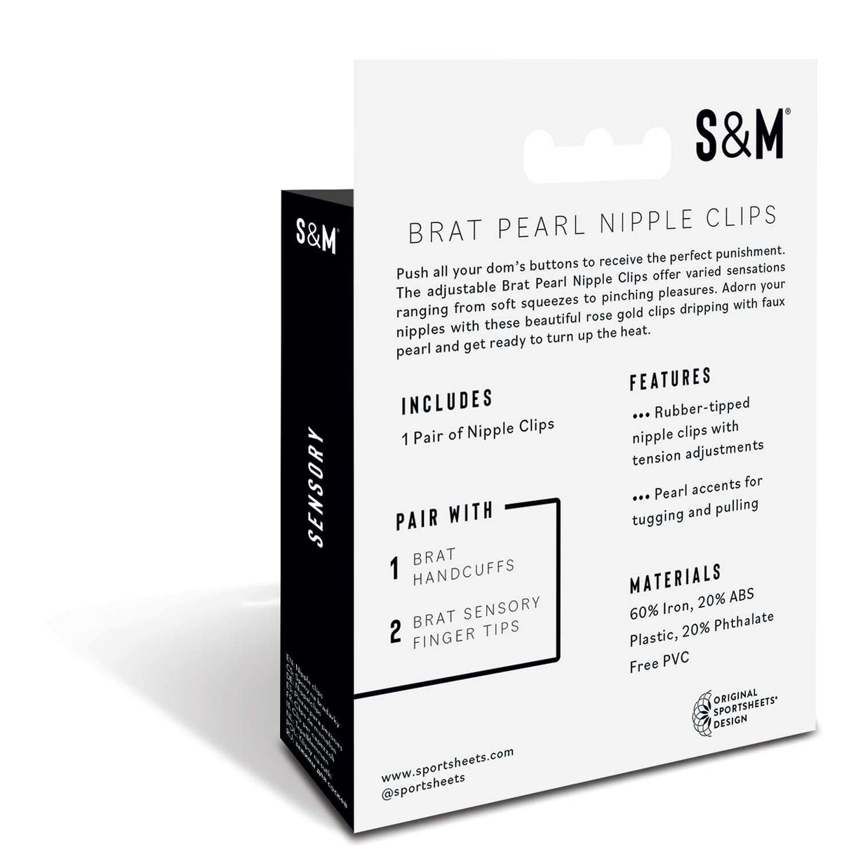 Sandm Brat Pearl Nipple Jewelry Rose Gold