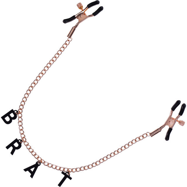 Sportsheets Sex & Mischief Brat Charmed Nipple Clamps