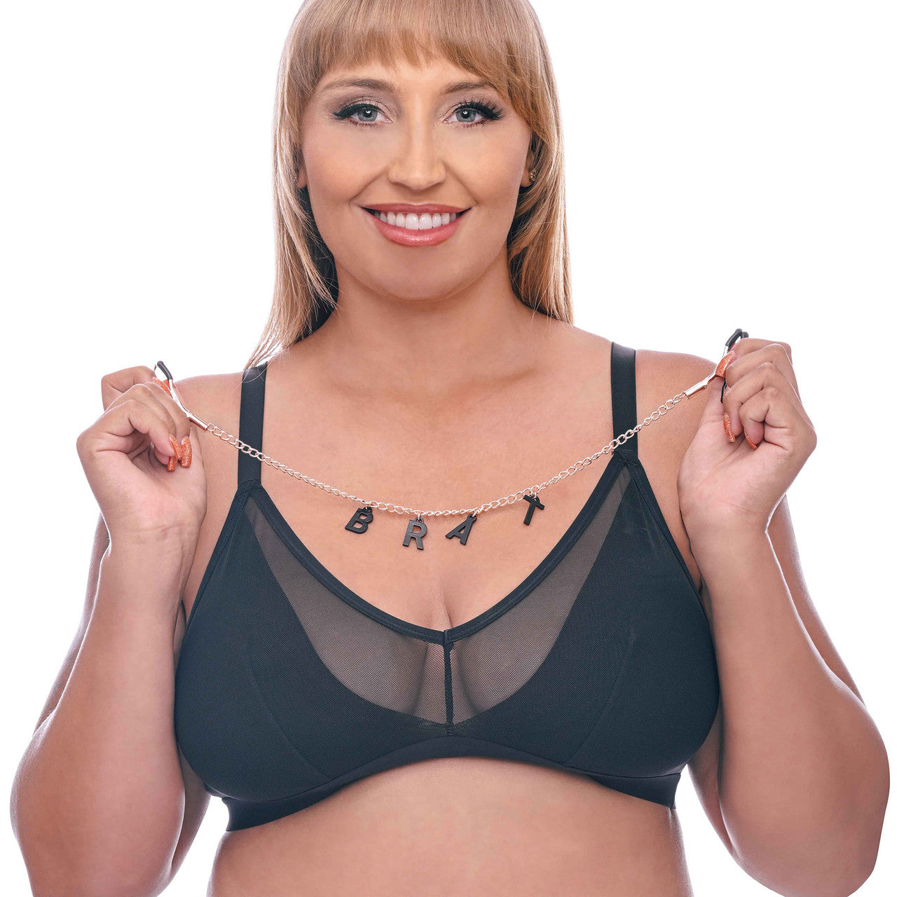 Sportsheets Sex & Mischief Brat Charmed Nipple Clamps