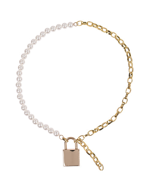 Sandm Pearl Day Collar Wht/gld