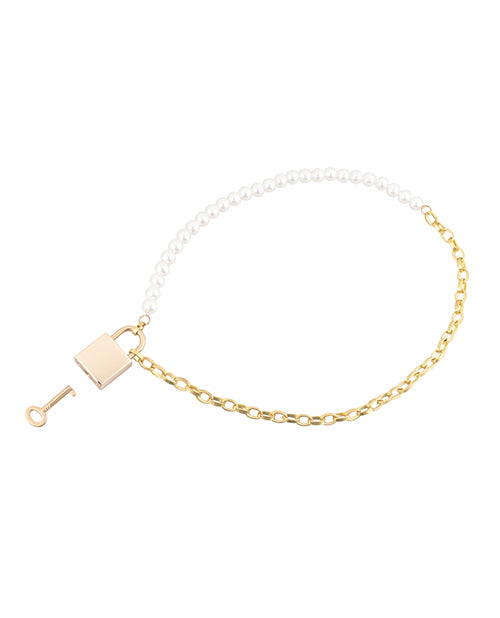 Sandm Pearl Day Collar Wht/gld
