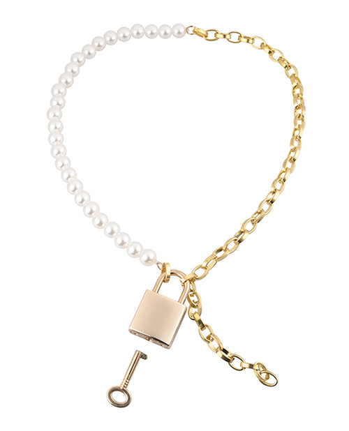 Sandm Pearl Day Collar Wht/gld