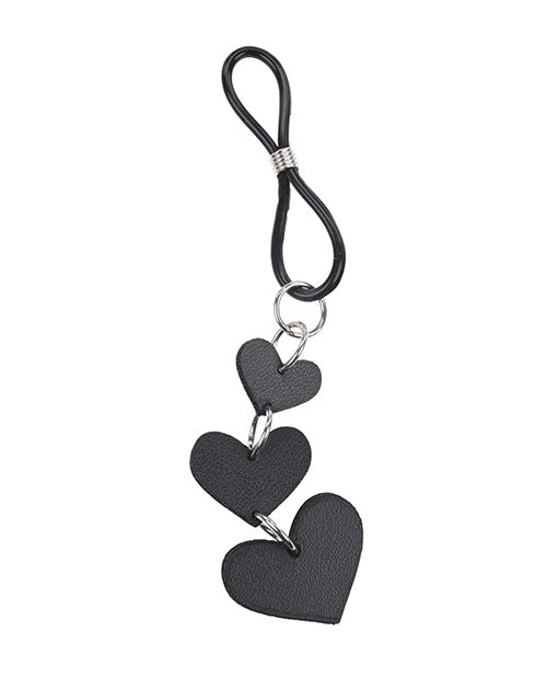 Sandm Heart Nipple Ties Blk/slv