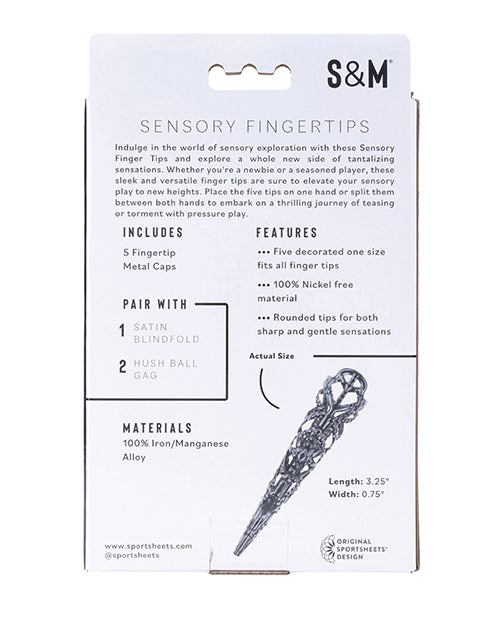 Sandm Sensory Fingertips Black