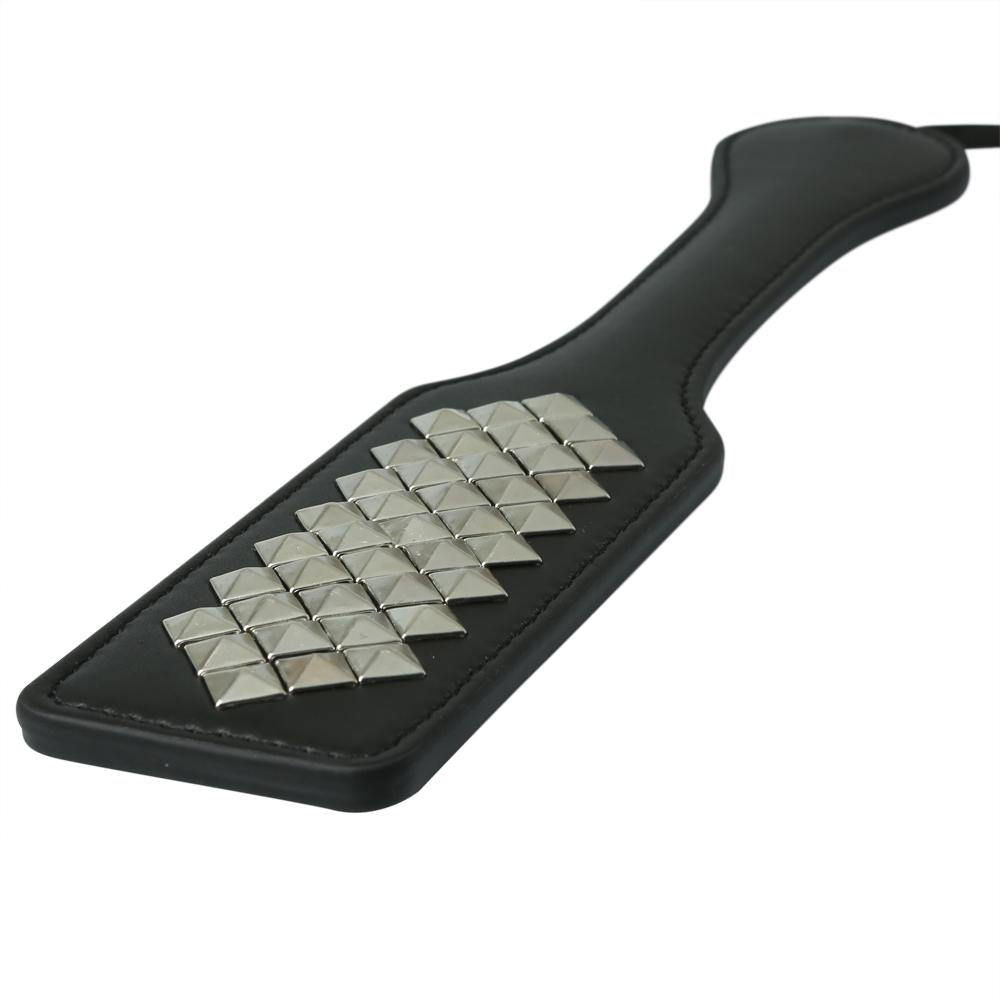 Sex And Mischief Studded Paddle Black