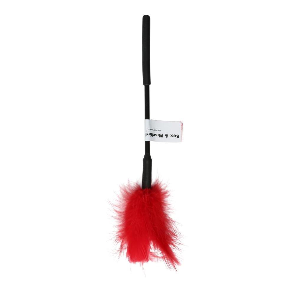 Feather Ticklers 7 inches Red