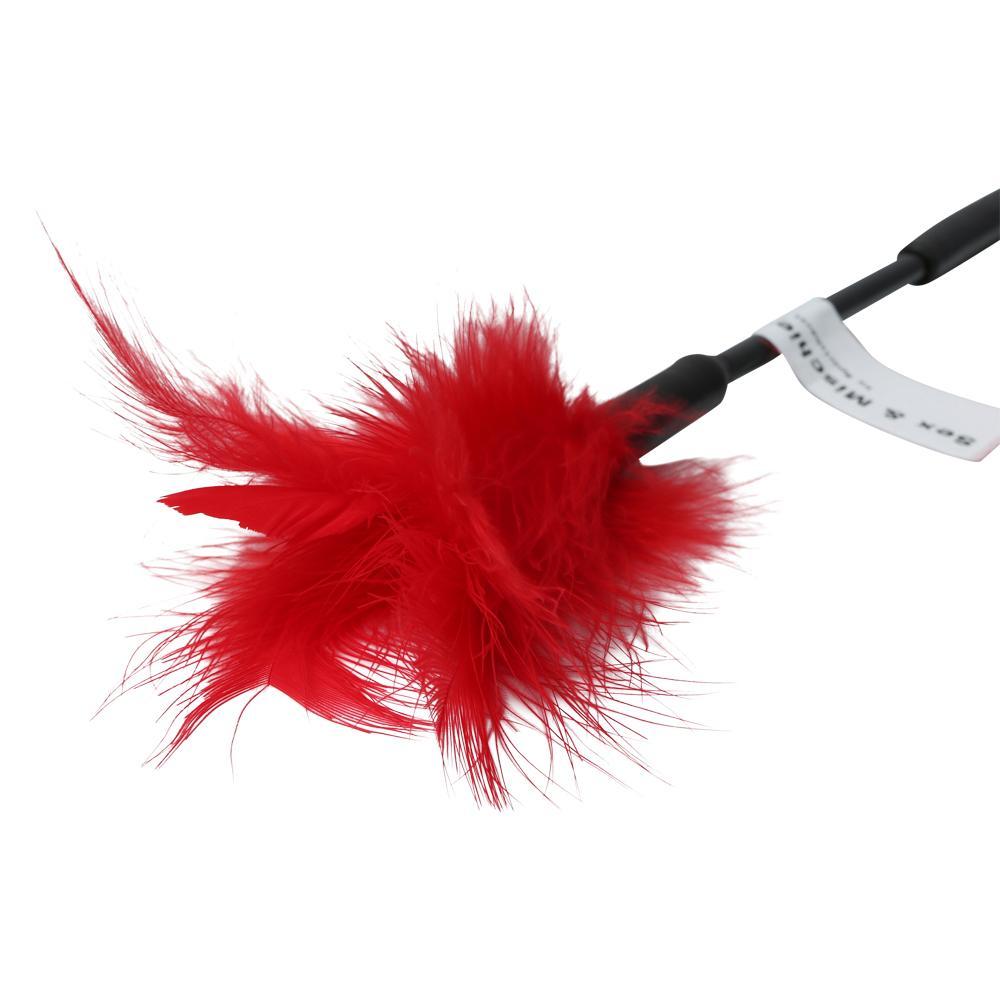 Feather Ticklers 7 inches Red