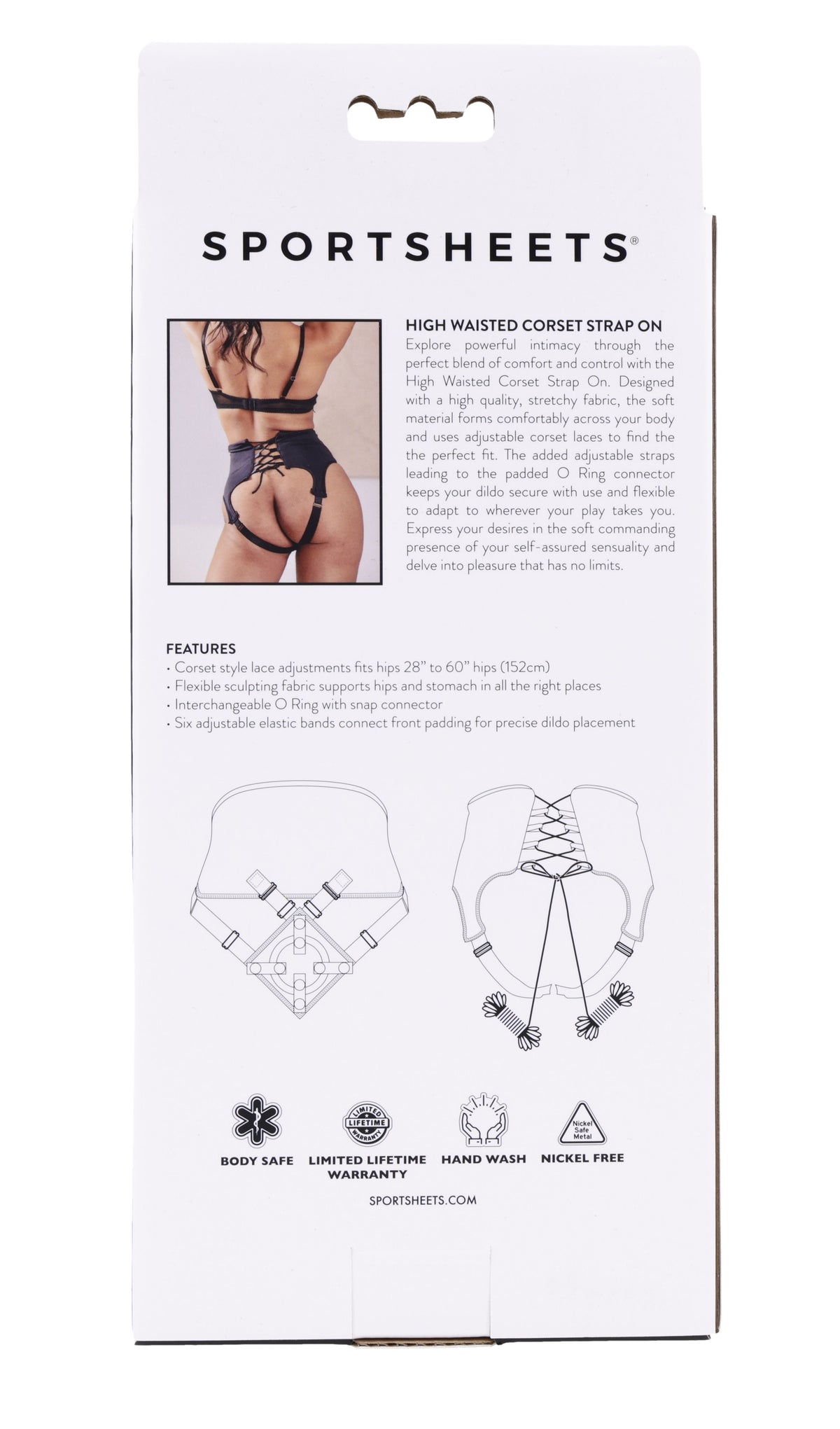 High Waisted Corset Strap On
