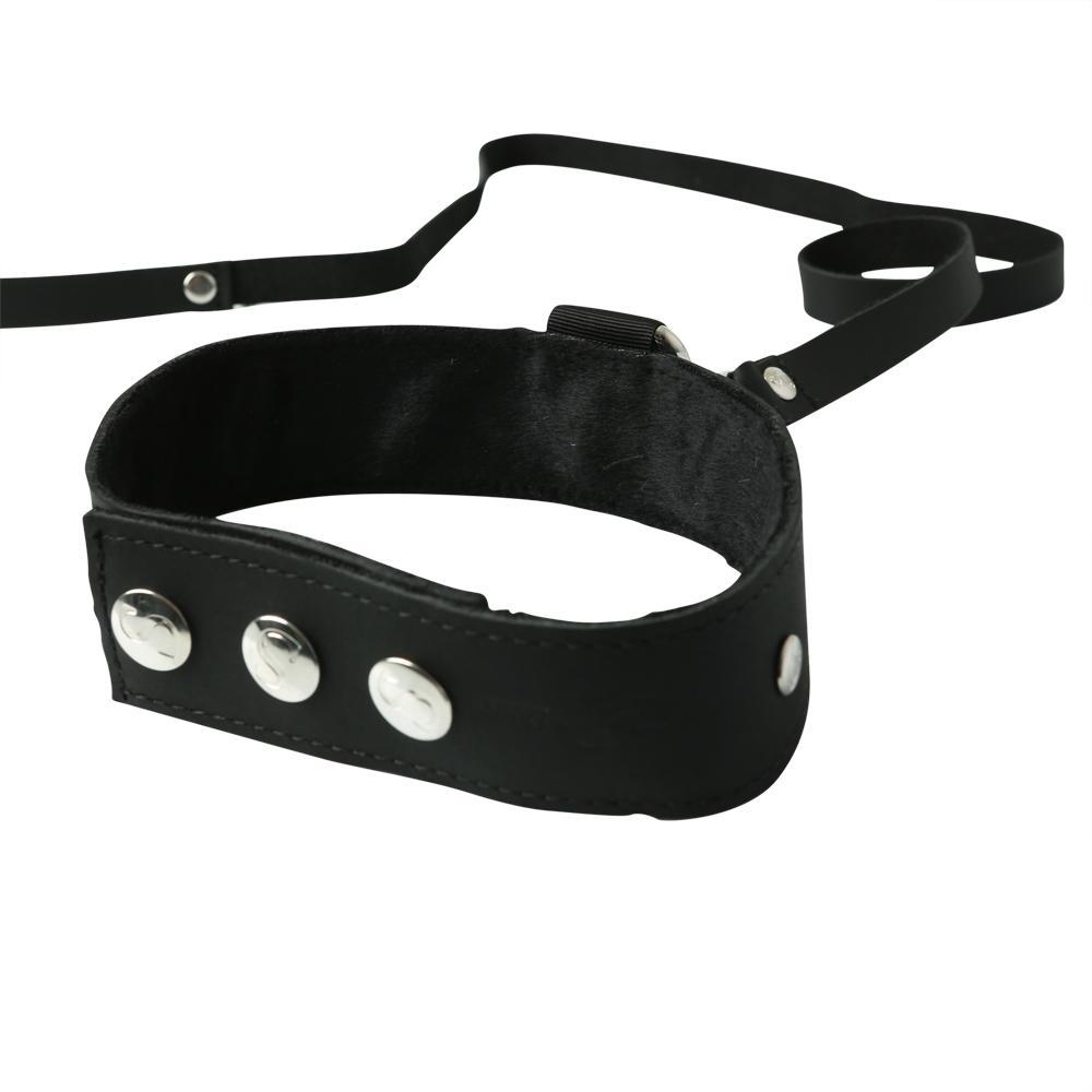 Sportsheets Leather Leash and Collar