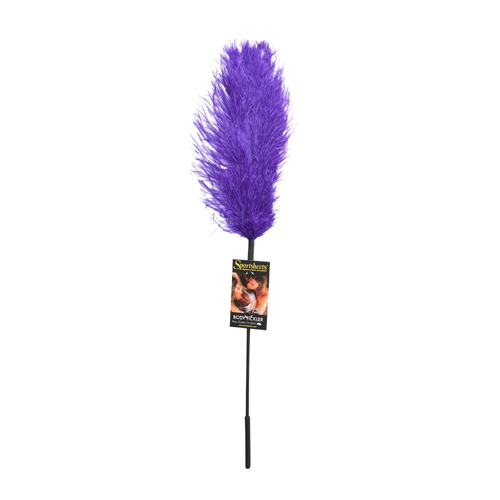 Ostrich feather ticklers -Purple