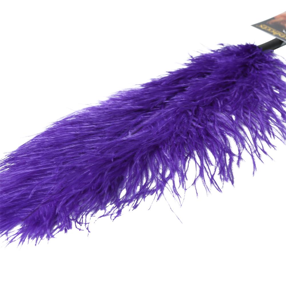 Ostrich feather ticklers -Purple