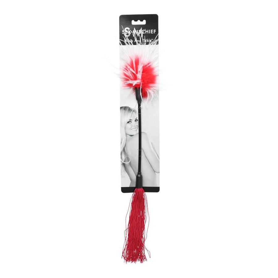Sandm Whip and Tickle Red/white