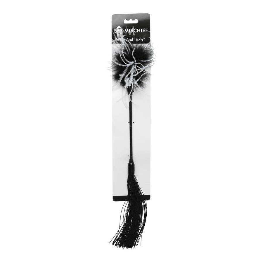 Sandm Whip and Tickle Black/white