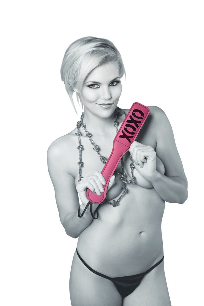 Sex And Mischief XOXO Paddle Pink 12 Inches