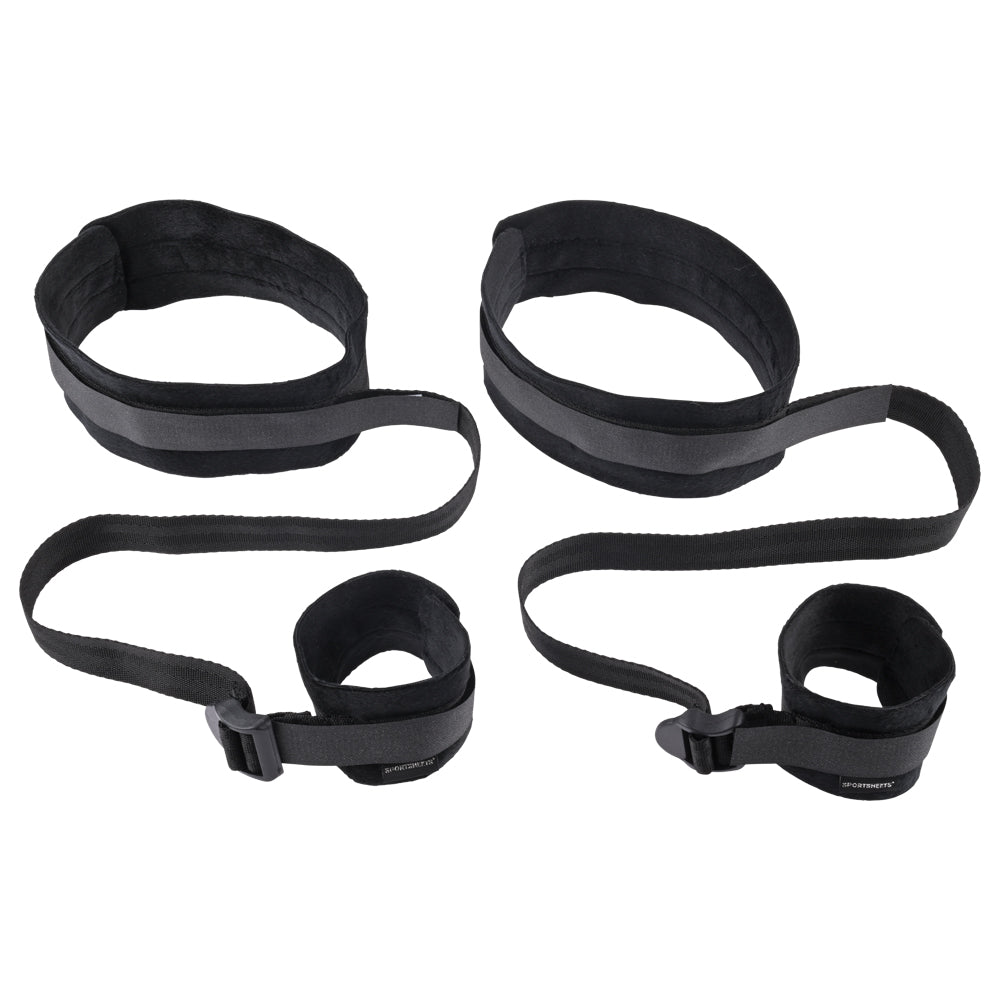 Sandm Brat Thigh N Wrist Cuffs Black