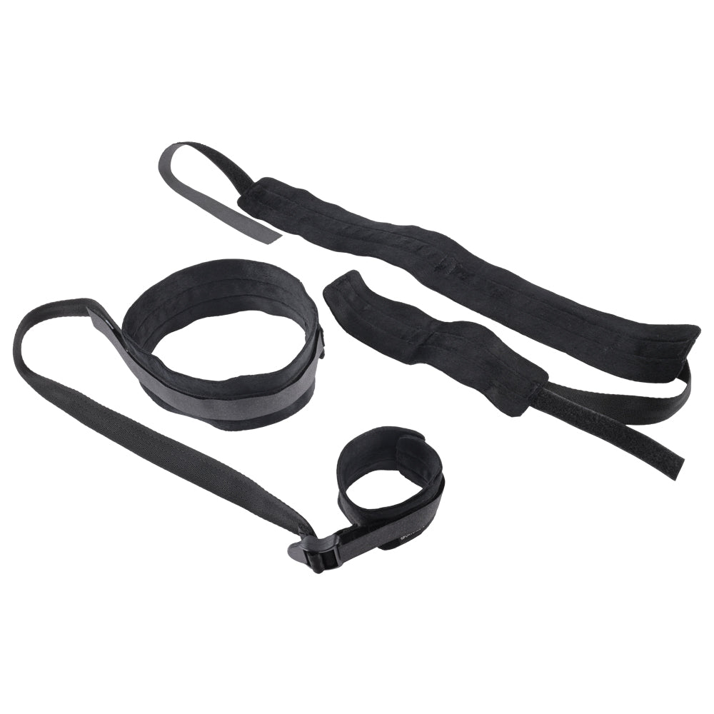 Sandm Brat Thigh N Wrist Cuffs Black