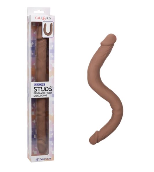 Studs Bend and Hold Dual Dong 16 Brown "