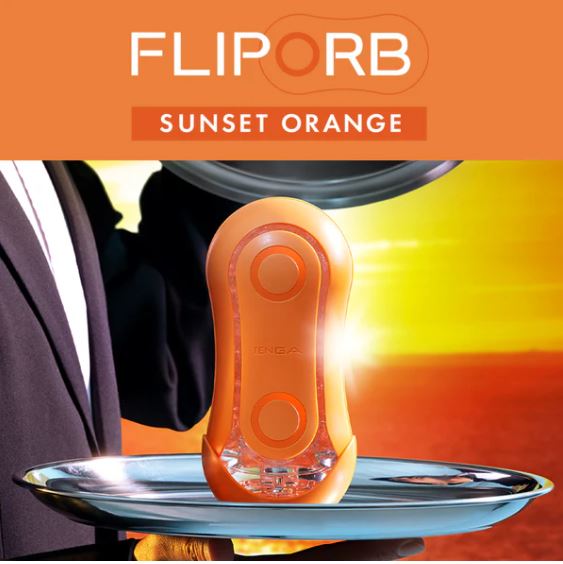 Tenga Flip Orb Sunset Orange